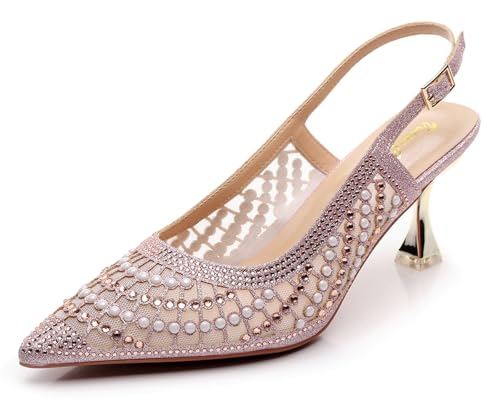 Image of VenusCelia Women's Charming Lady Slingback Pump Shoe