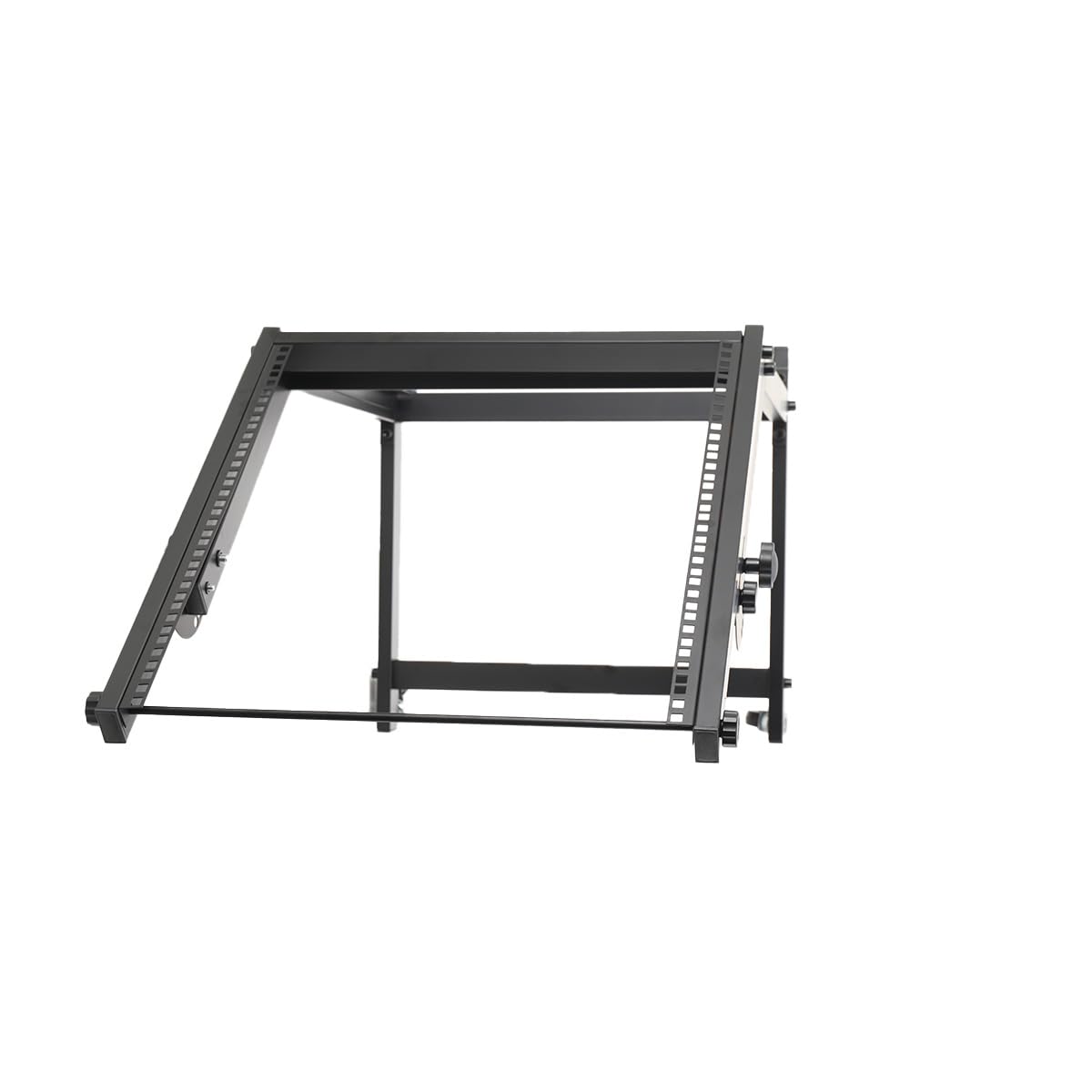 Rolling DJ Mixer Stand Stage Cart Adjustable Rack Mount Studio Equipment | Rolling DJ Mixer Stand Stage Cart Adjustable Rack Mount Studio Equipment Music Party Show 12UX