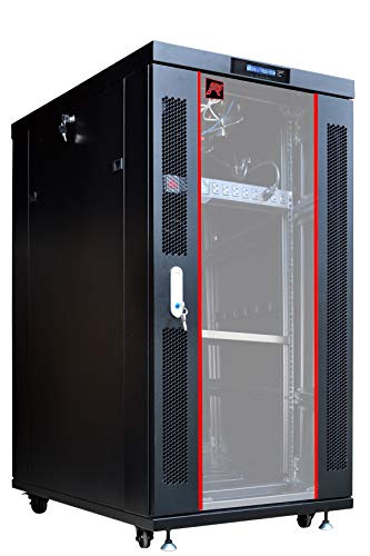 image for Sysracks 27U 32-Inch Deep Server Rack Cabinet It Enclosure Server Cabi