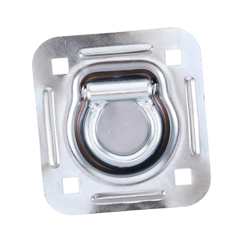 Zerodeko Ancoraggio Incasso Con Molla Per Furgoni e Rimorchi Anello Resistente Per Carico Stabile Rapido Rilascio e Montaggio Filo Per Trasporto Pesante