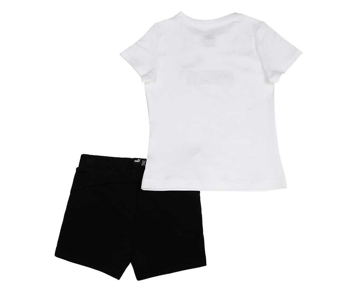 PUMA Mädchen Logo Tee & Shorts Set G Trainingsanzug