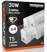 Eurocali 10 Tubi LED T8 150cm 22W 2000 Lumen – Luce Bianco Freddo 6400K – Sostituzione Neon Con Starter Incluso - 6
