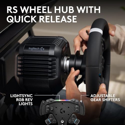 Image of Logitech G RS50 Racing Wheel & Hub System for XB /PC + Racing Adapter Bundle