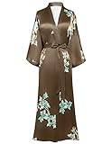 bademantel damen lang seide Maxi-Lang Stil Damen Kimono Bademantel: bis Knöchel, entspannt und angenehm.