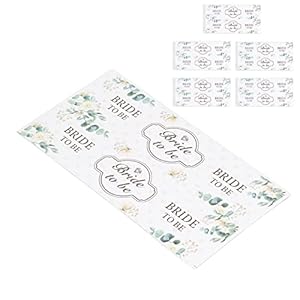 Bruiloft waterfles etiketten, waterfles wraps groene bloemen duidelijke print 25 stuks decoratie voor bruidsdouche voor feest