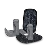 Bundle: Top Glides Flexfit Universal Ski Glides with GlidePads (Gray)