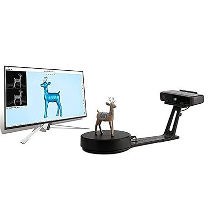 review EinScan SE Desktop 3D Scanner,700mm Cubic Max Scan Volume,0.1 mm Accuracy,8s Scan Speed,Fixed/Auto Scan Mode,Professional Level 3D Scanner