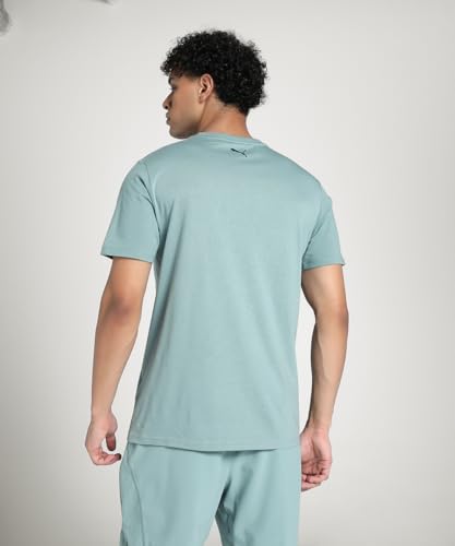 Puma Unisex M TAD TECH Triblend Tee T-Shirts, Green Moon, – Ansicht 4
