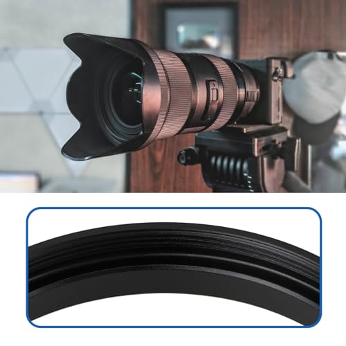 Anillo de extensión para cámara ECSiNG de aluminio, 40,5 mm a 40,5 mm, adaptador de filtro para lentes DSLR y filtros ND, UV, CPL e IR miniatura 2