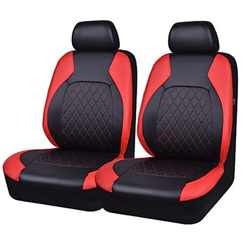 Housse de siège pour Vauxhall Movano 2010-2021 en cuir rouge surround