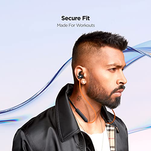 Image of boAt Rockerz 255 in Ear Bluetooth Neckband with Upto 8 Hours Playback, Secure Fit, IPX5, Magnetic Earbuds, BT v5.0 and Voice Assistant(Orange)