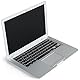 Lacerto® | 15x15mm Deutsche Tastaturaufkleber für MacBook und Mac-Tastaturen, mit mattem Schutzlaminat | Germany Stickers for MAC Keyboard QWERTZ | Farbe: Schwarz