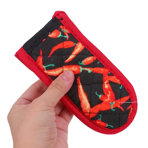 Funda para mango de olla antiescaldaduras de algodón resistente al calor en cocina 5