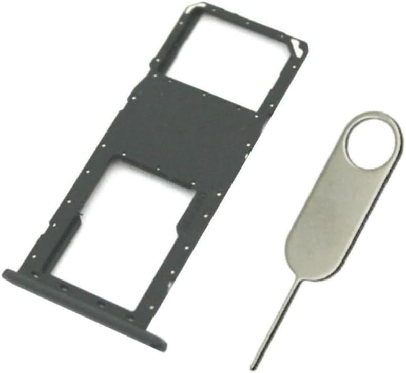 Miniatura 1 de PHONSUN - Bandeja para tarjetas SIM para Samsung Galaxy A01 A015U A015A A015T1, color negro