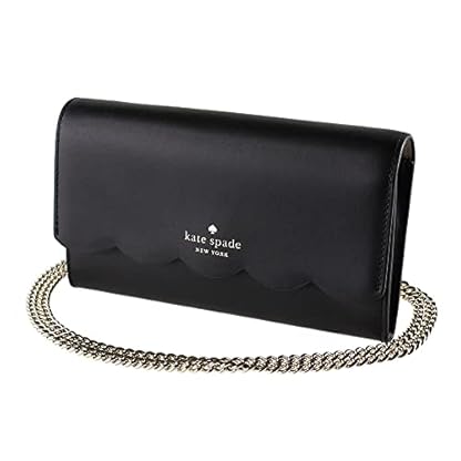 Kate Spade New York Gemma Wallet on a Chain Shoulder Bag (Black)