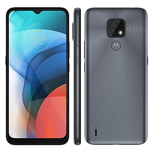 Celular Motorola Moto E7 Cinza Metálico 64gb Tela 6.5" 4gb Ram Camera 48mp 2mp
