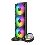 CoolerMaster MasterLiquid 360 Atmos ARGB Close-Loop AIO Liquid Cooler, Customize Pump, Sickleflow Edge PWM Fans, 360mm Radiator, CryoFuze, AMD Ryzen AM5/AM4, Intel LGA1700/1200 (MLX-D36M-A25PZ-R1) - 14