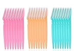 DDSHUN Eyebrow Razors Eyebrow Razors Shaper Trimmer Shaver Facial Hair Remover Exfoliating Dermaplaning Tool with Precision Cover Cosmetic Exfoliating Makeup for Women and Men - 24PCS