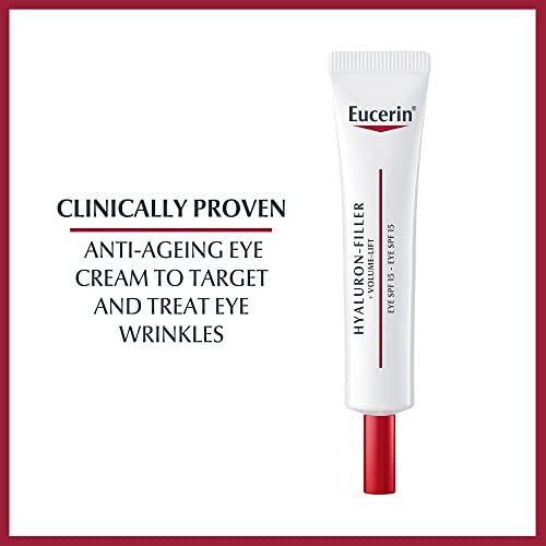 Eucerin Hyaluronic Filler + Volume Lift Eye - Plumped, Sun-Shielded Anti-ageing Eye Cream SPF15, 15 ml - Image 3