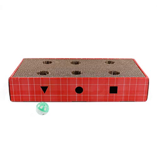 VILLCASE Cat Scratcher Cat Scratching Pad Durável Reciclável Cat Garras de Papelão Cat Lounge Relaxa
