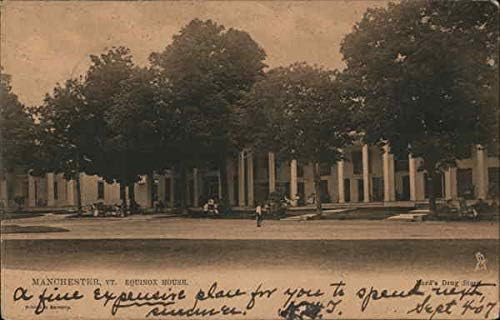 Equinox House Manchester, Vermont VT Original Antique Postcard 1907