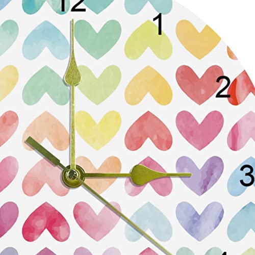 Horloge murale silencieuse pour chambre et cuisine lisible sans tic-tac