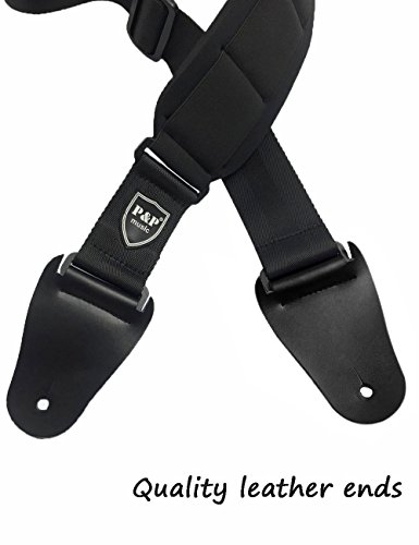 Mousses souples à mémoire élastique de haute qualité épaissies avec extrémité en cuir pour guitare électrique, guitare… - Les Beatles, Paul McCartney, John Lennon, RIngo Starr, George Harrison Mousses souples à mémoire élastique de haute qualité épaissies avec extrémité en cuir pour guitare électrique, guitare… – Image 6