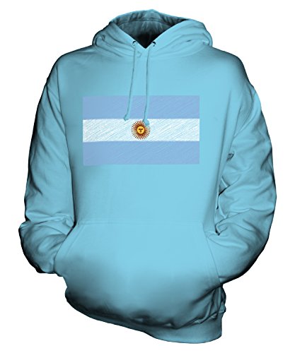 Sweat à capuche Argentine Candymix pull confortable pour vos soirées match