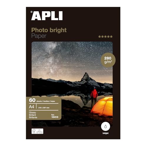 Papier photo brillant A4 pour éviter les images ternes sur imprimante jet d'encre