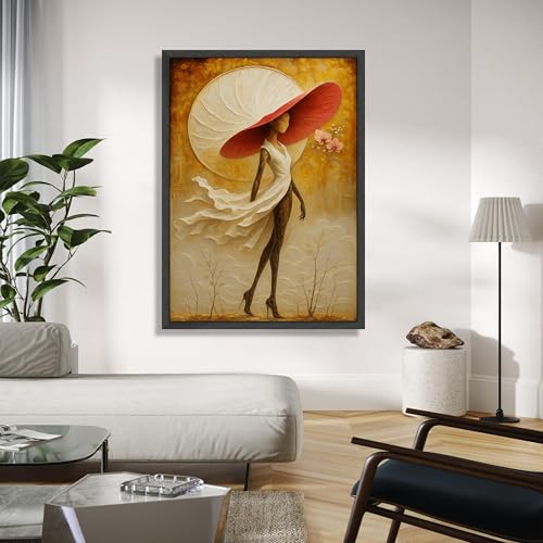 Grand tableau contemporain 60x90cm pour habiller un grand mur vide