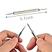 Yookat Watch Remover Repair Tool Set Stainless Steel Watch Spring Bar with 360pcs Spring Bar Watch Link Pins with Size 8-25mm