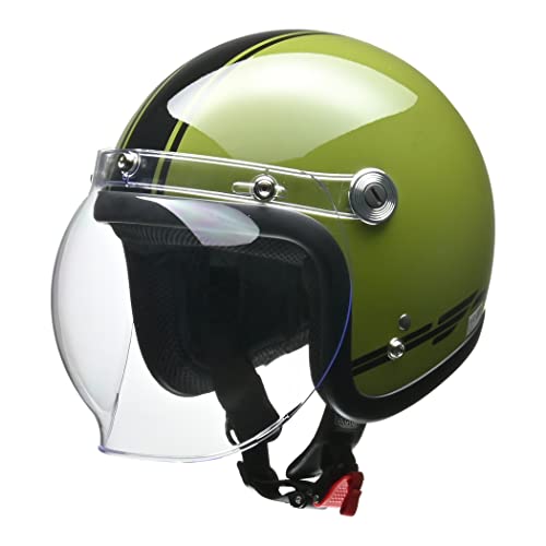 リード工業 バイクヘルメット ジェット BARTON BC-10 グリーン フリーサイズ