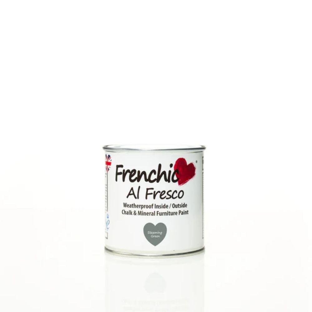 Frenchic Green Steaming - Al Fresco Weatherproof Inside & Outside Chalk Paint - 250Ml