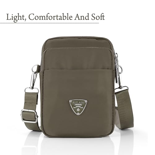 Image of J I Women's Small Cross-Body Phone Bag Stylish Mobile Cell Phone Holder Pocket Purse Wallet Sling Bag Mini Shoulder Bags