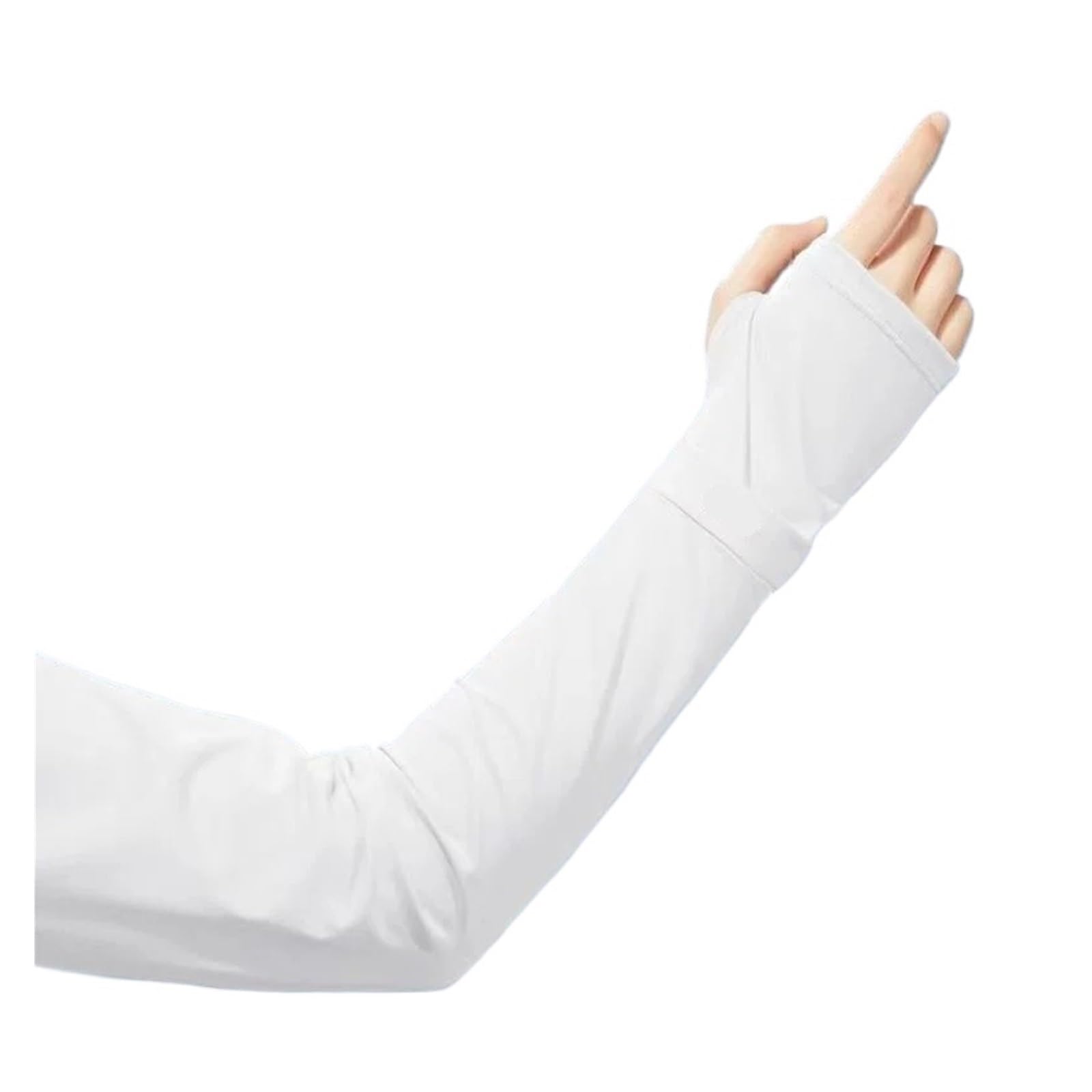 Genérico Mangas de brazo protección solar enfriamiento unisex for conducir actividades al aire libre