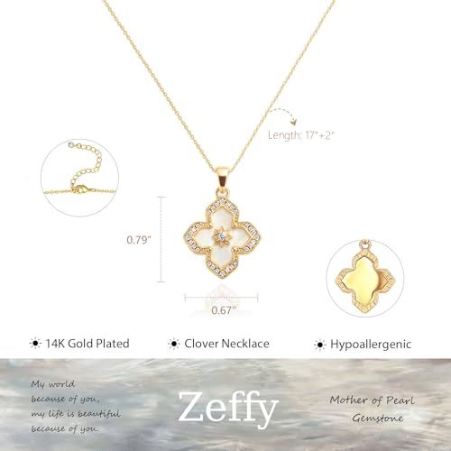 Image of Zeffy Gold Pearl Necklace for Women, Dainty 14K Gold /Silve Plated Layered Pearl Choker Pearl Earrings Pearl Bracelets Wedding Trendy Gold Jewelry Set for Women Gifts