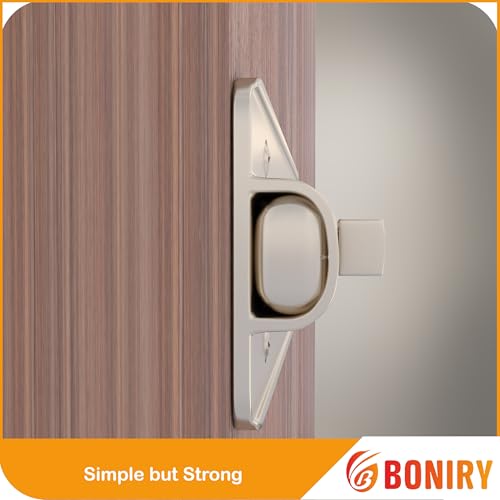 Image of Boniry Premium Heavy Duty Door Latch | Door Stopper Lock | Main Door High Security and Home and Office Doors for Wooden and PVC Door Latch (4, Matt)
