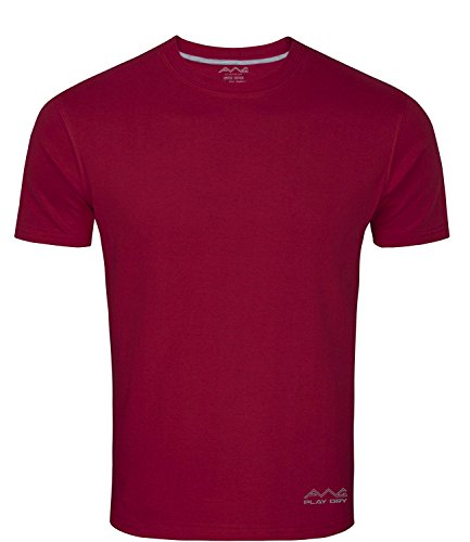Image of AWG ALL WEATHER GEAR Dryfit T-Shirts for Men - Round Neck, Half Sleeves, Cotton, Regular fit Stylish Branded Solid Plain Tshirt for Men- Ultra Soft, Comfortable, Lightweight T-Shirt