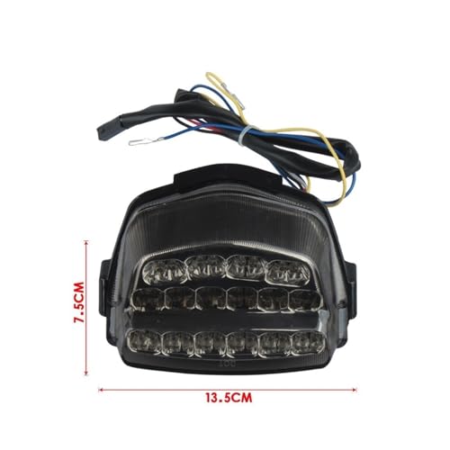 Clignotants LED moto CBR1000RR avec étui de feu arrière