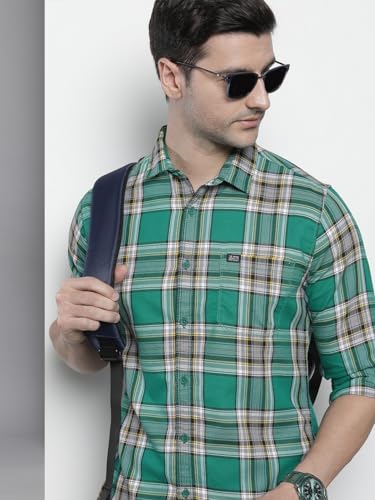 Image of THE Indian Garage CO Men Polycotton Slim Fit Shirt