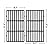 Grill Parts 17.5" 7637 Grill Grates for Weber Spirit e210, Grill Grates for Weber Spirit E-210 E-215 E-220 S-210 S-215 Spirit II E-210 II E-220 44010001 46110001 64815 67022
