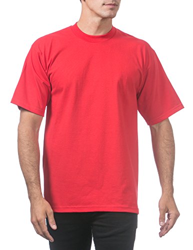 Image of Pro Club Men's 3-Pack Heavyweight Cotton Short Sleeve Crew Neck T-Shirt