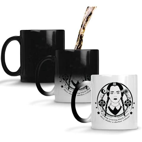 SMARTYPANTS Taza de té y café Wednesday Addams Cover
