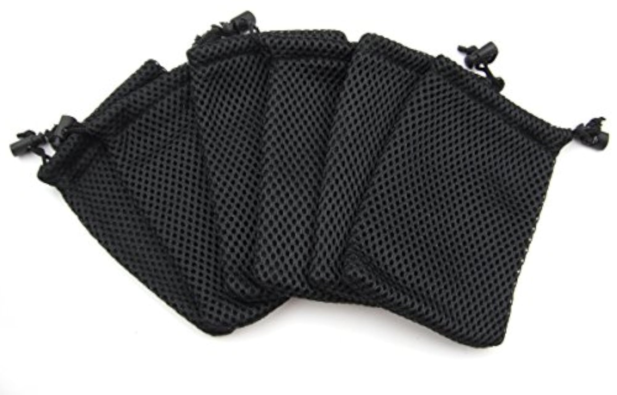 6pcs Nylon Mesh Drawstring Bag Pouches