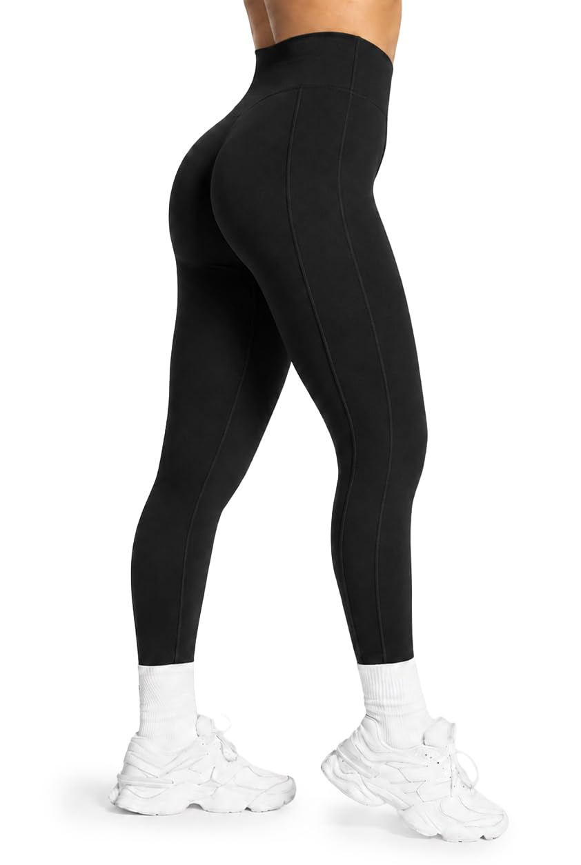 SMILODOX Leggings Ravela Damen, Shaped Fit Sporthose, figurbetonte Gymleggings mit normalem Bund, elastisches Performance Material, Fitnessleggings, Yoga Hose, Sportbekleidung für Gym und Alltag