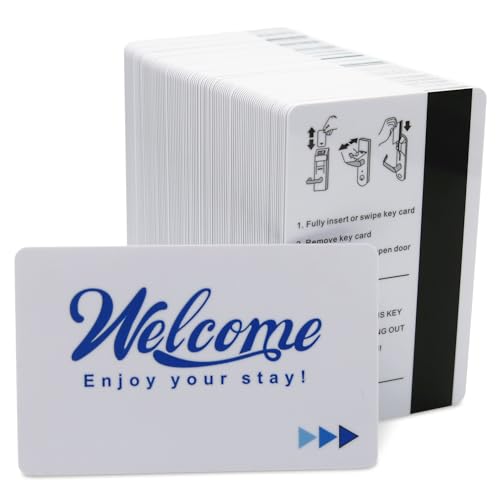 Tarjetas de llave de hotel en color azul para organizar los accesos de huéspedes, 500 piezas