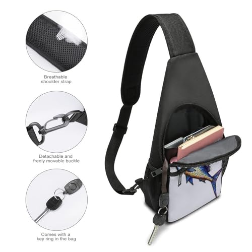 Bolso cruzado casual para viaje y senderismo unisex miniatura 4