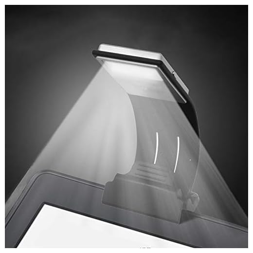 Ytuomzi Book Light, LED Reading Lamp USB Rechargeable Flexible Night Light 4 Level Brightness 360°Adjustable Clip on Work/Desk/Bed Lights for Amazon Kindle/eBook Reader/Book/iPad