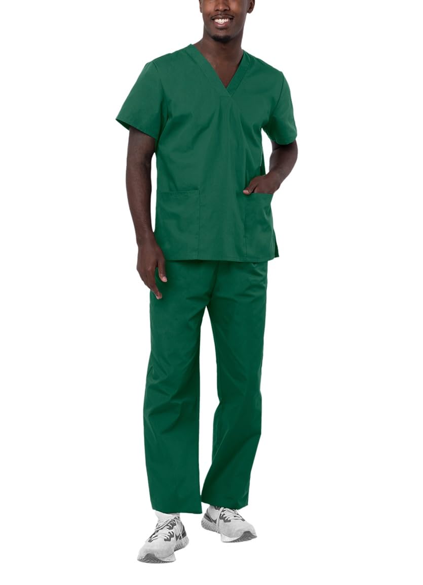 Adar Uniforms Women's 701hgrxxs Medical Scrubs, Hunter Green, XXS UK