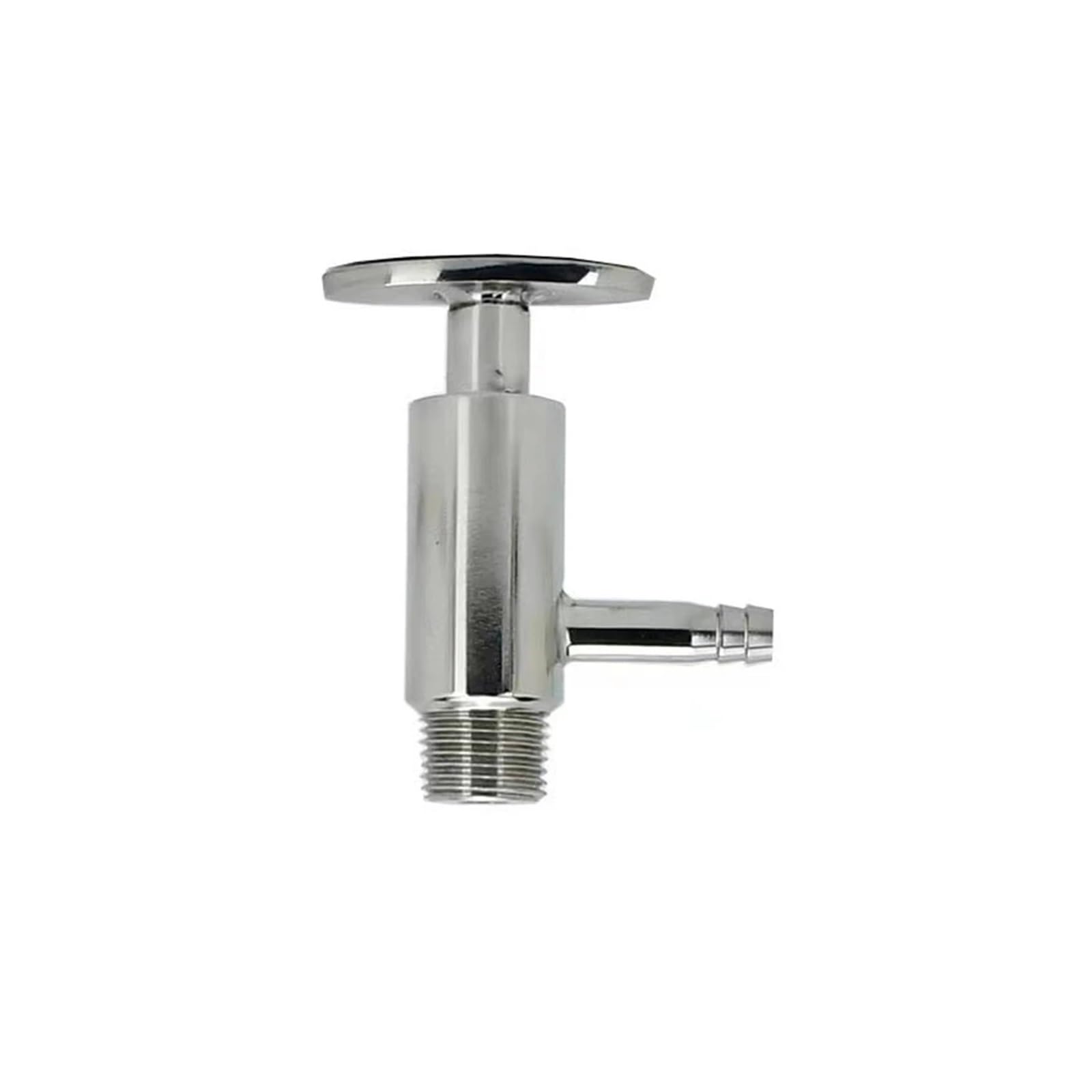 Cakadixiy Men's One Color 3/8" Thread Od 16Mm Sampling Valve Silicone Sealing Stainless Steel 316